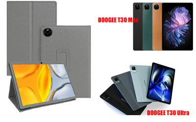 Чехол-подставка CRAYTON для DOOGEE T30 Max, T30 Ultra – стиль, защита и ручная сборка, цвет Серый тм