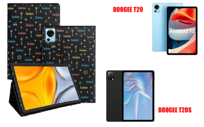 Чехол-подставка CRAYTON для DOOGEE T20, T20S – стиль, защита и ручная сборка, цвет Фэшн черный