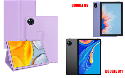 Чехол-подставка CRAYTON для DOOGEE U9, DOOGEE U11 – стиль, защита и ручная сборка, цвет Фиолетовый
