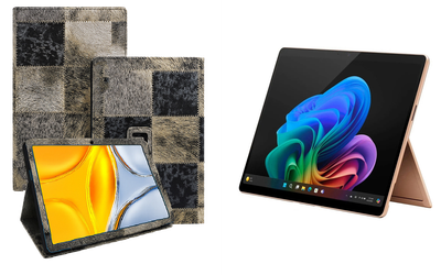 Чехол-подставка CRAYTON для Microsoft Surface Pro 10, Pro 11, Pro 11 X Elite – стиль, защита и ручная сборка, цвет Мех
