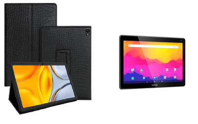 Чехол-подставка CRAYTON для Prestigio Muze 3231 4G, Muze 4231 4G – стиль, защита и ручная сборка, цвет Крокодил