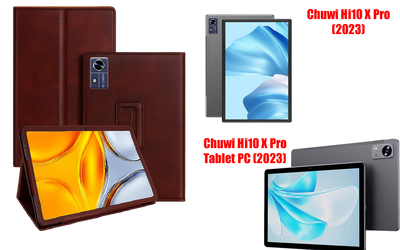 Чехол-подставка CRAYTON для Chuwi Hi10 X Pro, Hi10 X Pro Tablet PC – стиль, защита и ручная сборка, цвет Карминовый