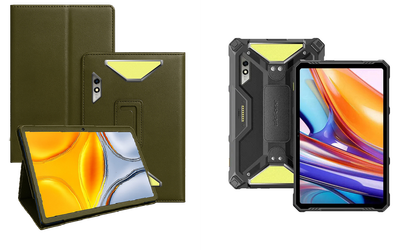 Чехол-подставка CRAYTON для Ulefone Armor Pad 3 Pro – стиль, защита и ручная сборка, цвет Оливковый
