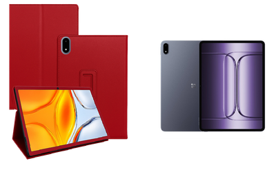 Чехол-подставка CRAYTON для OnePlus Pad 3 – стиль, защита и ручная сборка, цвет Красный