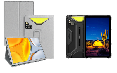 Чехол-подставка CRAYTON для Ulefone Armor Pad 4 Ultra – стиль, защита и ручная сборка, цвет Серебро