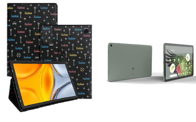 Чехол-подставка CRAYTON для Google Pixel Tablet 2023 – стиль, защита и ручная сборка, цвет Фэшн черный