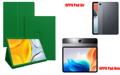 Чохол-підставка CRAYTON для OPPO Pad Air, Pad Neo – стиль, захист і ручна збірка, колір Зелений тм