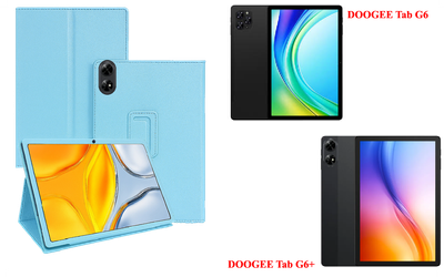 Чохол-підставка CRAYTON для DOOGEE Tab G6, DOOGEE Tab G6+ – стиль, захист і ручна збірка, колір Блакитний