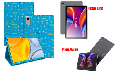Чохол-підставка CRAYTON для Pixus Line, Pixus Wing – стиль, захист і ручна збірка, колір Фешн синій