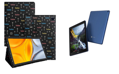 Чехол-подставка CRAYTON для Acer Chromebook Tab 10 – стиль, защита и ручная сборка, цвет Фэшн черный