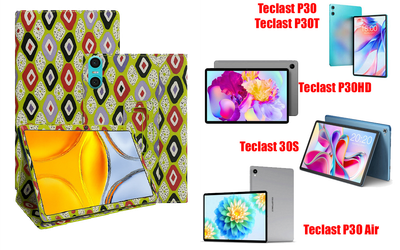 Чехол-подставка CRAYTON для Teclast P30, P30HD, P30S, P30T, P30 Air – стиль, защита и ручная сборка, цвет Камни