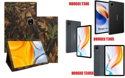 Чехол-подставка CRAYTON для DOOGEE T30E, T30S, T30SE – стиль, защита и ручная сборка, цвет Клен