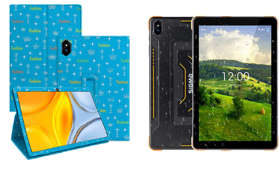 Чехол-подставка CRAYTON для Sigma mobile TAB A1033 X-treme – стиль, защита и ручная сборка, цвет Фэшн синий