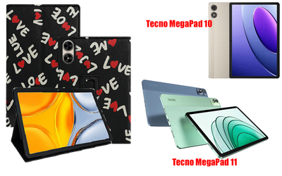 Чехол-подставка CRAYTON для Tecno MegaPad 10, MegaPad 11 – стиль, защита и ручная сборка, цвет Лав
