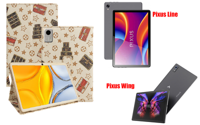 Чехол-подставка CRAYTON для Pixus Line, Pixus Wing – стиль, защита и ручная сборка, цвет Л белый