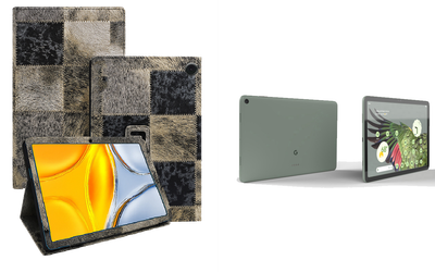 Чехол-подставка CRAYTON для Google Pixel Tablet 2023 – стиль, защита и ручная сборка, цвет Мех
