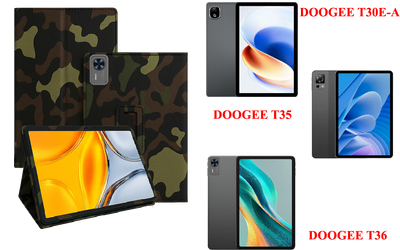 Чехол-подставка CRAYTON для DOOGEE T30E-A, T35, T36 – стиль, защита и ручная сборка, цвет Хаки тм
