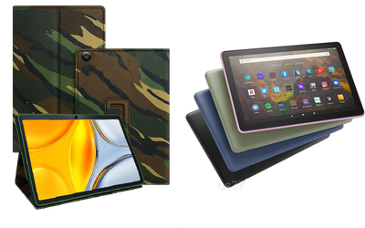 Чехол-подставка CRAYTON для Amazon Fire HD 10 (11th gen. 2021) – стиль, защита и ручная сборка, цвет Сахара