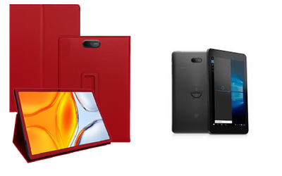 Чехол-подставка CRAYTON для Dell Venue 8 Pro (5855) – стиль, защита и ручная сборка, цвет Красный