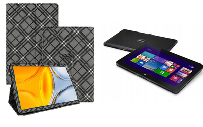 Чехол-подставка CRAYTON для Dell Venue 11 Pro 5130, 7130, 7139, 7140, 7145 – стиль, защита и ручная сборка, цвет Клетка