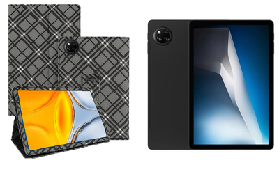 Чехол-подставка CRAYTON для DOOGEE Tab A9 Pro+ – стиль, защита и ручная сборка, цвет Клетка