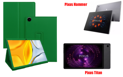 Чохол-підставка CRAYTON для Pixus Hammer, Pixus Titan – стиль, захист і ручна збірка, колір Зелений тм