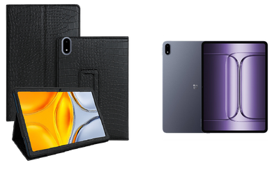 Чехол-подставка CRAYTON для OnePlus Pad 3 – стиль, защита и ручная сборка, цвет Крокодил