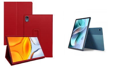 Чехол-подставка CRAYTON для Motorola Moto Tab G70 – стиль, защита и ручная сборка, цвет Красный