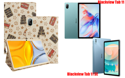 Чехол-подставка CRAYTON для Blackview Tab 11, Tab 11 SE – стиль, защита и ручная сборка, цвет Л белый