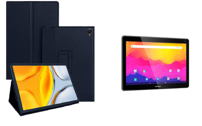 Чехол-подставка CRAYTON для Prestigio Muze 3231 4G, Muze 4231 4G – стиль, защита и ручная сборка, цвет Синий тм