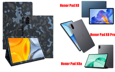 Чохол-підставка CRAYTON для Honor Pad X8, Pad X8 Pro, Pad X8a – стиль, захист і ручна збірка, колір Хакі зима