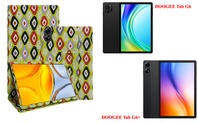 Чехол-подставка CRAYTON для DOOGEE Tab G6, DOOGEE Tab G6+ – стиль, защита и ручная сборка, цвет Камни