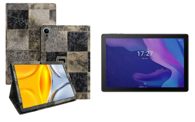 Чехол-подставка CRAYTON для Alcatel TKEE MAX (8095) – стиль, защита и ручная сборка, цвет Мех