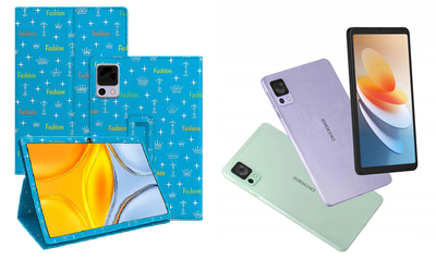Чехол-подставка CRAYTON для DOOGEE T20 Mini, T20 Mini Pro – стиль, защита и ручная сборка, цвет Фэшн синий