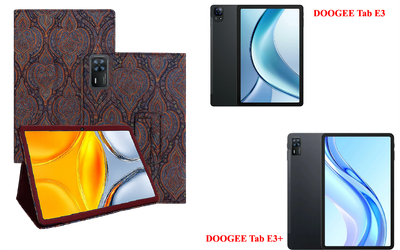 Чехол-подставка CRAYTON для DOOGEE Tab E3, DOOGEE Tab E3+ – стиль, защита и ручная сборка, цвет Пестрый
