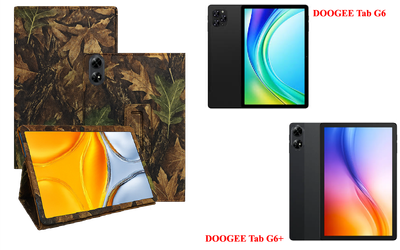 Чехол-подставка CRAYTON для DOOGEE Tab G6, DOOGEE Tab G6+ – стиль, защита и ручная сборка, цвет Клен