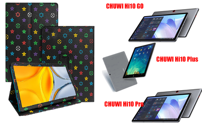 Чехол-подставка CRAYTON для CHUWI Hi10 GO, Hi10 Plus, Hi10 Pro – стиль, защита и ручная сборка, цвет Л черный
