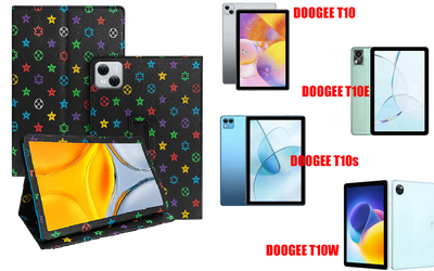 Чехол-подставка CRAYTON для DOOGEE T10, T10E, T10s, T10W – стиль, защита и ручная сборка, цвет Л черный