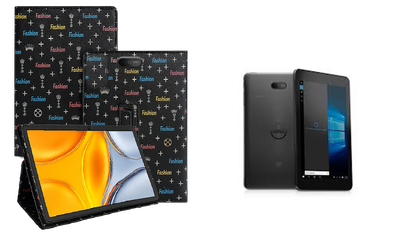 Чехол-подставка CRAYTON для Dell Venue 8 Pro (5855) – стиль, защита и ручная сборка, цвет Фэшн черный