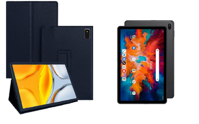 Чехол-подставка CRAYTON для Umidigi A11 TAB – стиль, защита и ручная сборка, цвет Синий тм