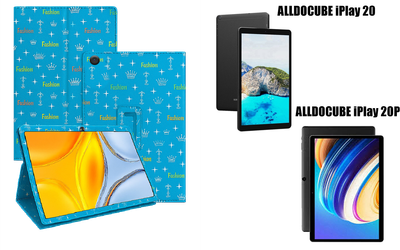 Чехол-подставка CRAYTON для ALLDOCUBE iPlay 20, iPlay 20P – стиль, защита и ручная сборка, цвет Фэшн синий