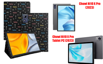 Чехол-подставка CRAYTON для Chuwi Hi10 X Pro, Hi10 X Pro Tablet PC – стиль, защита и ручная сборка, цвет Фэшн черный