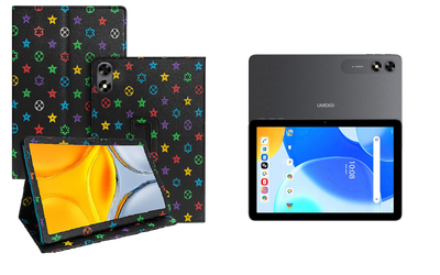 Чехол-подставка CRAYTON для UMIDIGI G3 Tab Ultra – стиль, защита и ручная сборка, цвет Л черный
