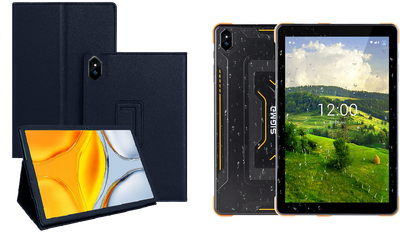 Чехол-подставка CRAYTON для Sigma mobile TAB A1033 X-treme – стиль, защита и ручная сборка, цвет Синий тм