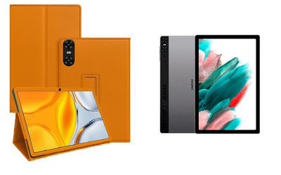 Чехол-подставка CRAYTON для UMIDIGI Tab A13 – стиль, защита и ручная сборка, цвет Оранжевый