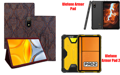 Чехол-подставка CRAYTON для Ulefone Armor Pad, Armor Pad 2 – стиль, защита и ручная сборка, цвет Пестрый