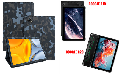 Чехол-подставка CRAYTON для DOOGEE R10, DOOGEE R20 – стиль, защита и ручная сборка, цвет Хаки зима