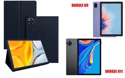Чехол-подставка CRAYTON для DOOGEE U9, DOOGEE U11 – стиль, защита и ручная сборка, цвет Синий тм
