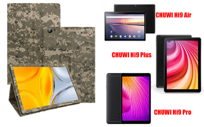 Чехол-подставка CRAYTON для CHUWI Hi9 Air, Hi9 Plus, Hi9 Pro – стиль, защита и ручная сборка, цвет Пиксель М14