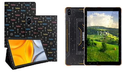 Чехол-подставка CRAYTON для Sigma mobile TAB A1033 X-treme – стиль, защита и ручная сборка, цвет Фэшн черный